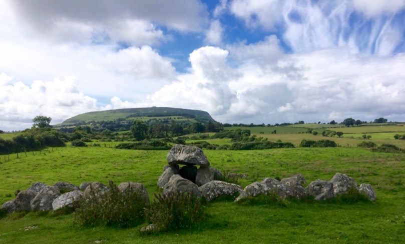 Monument, mountain and sky