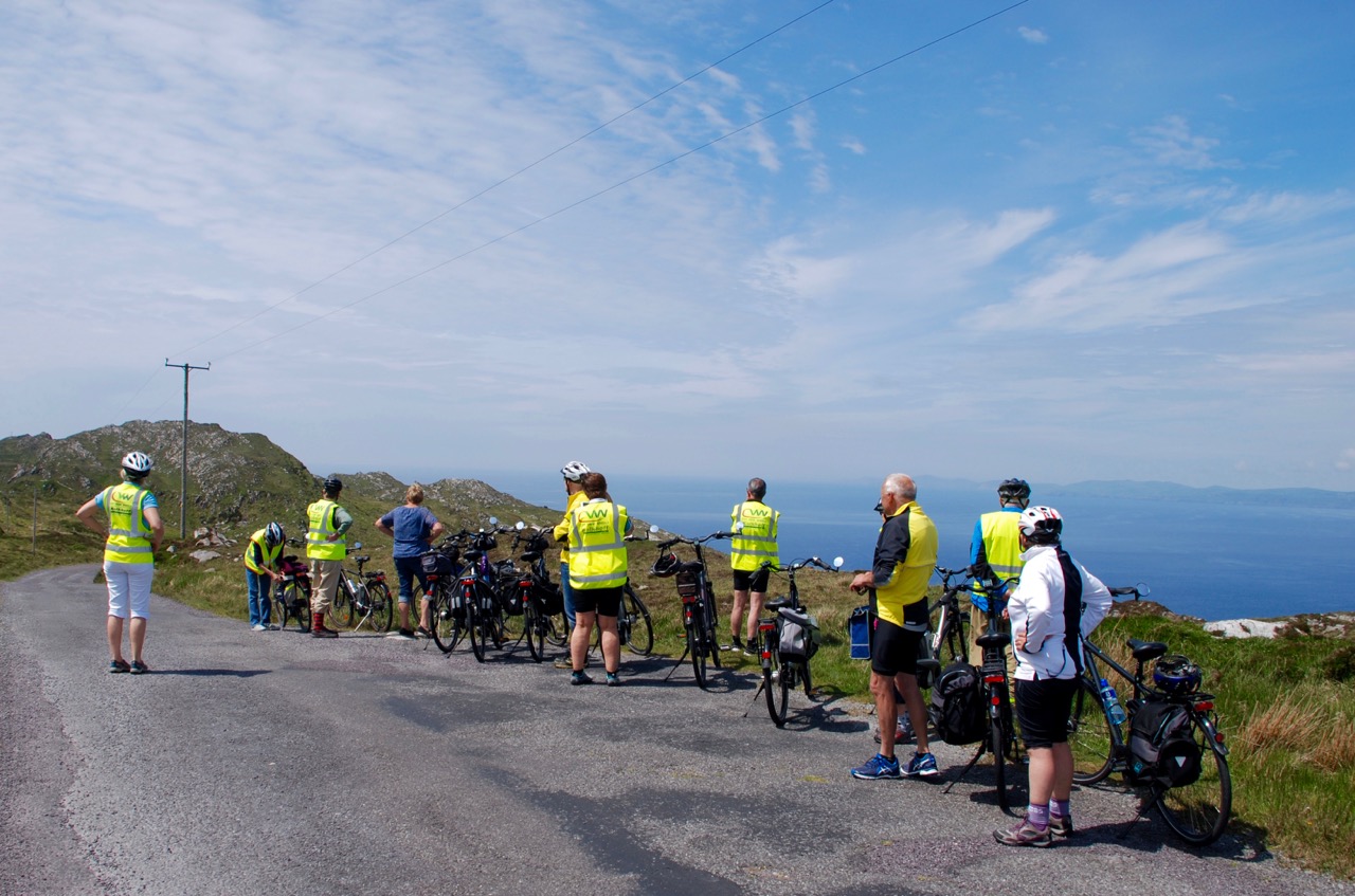 stopping for the view