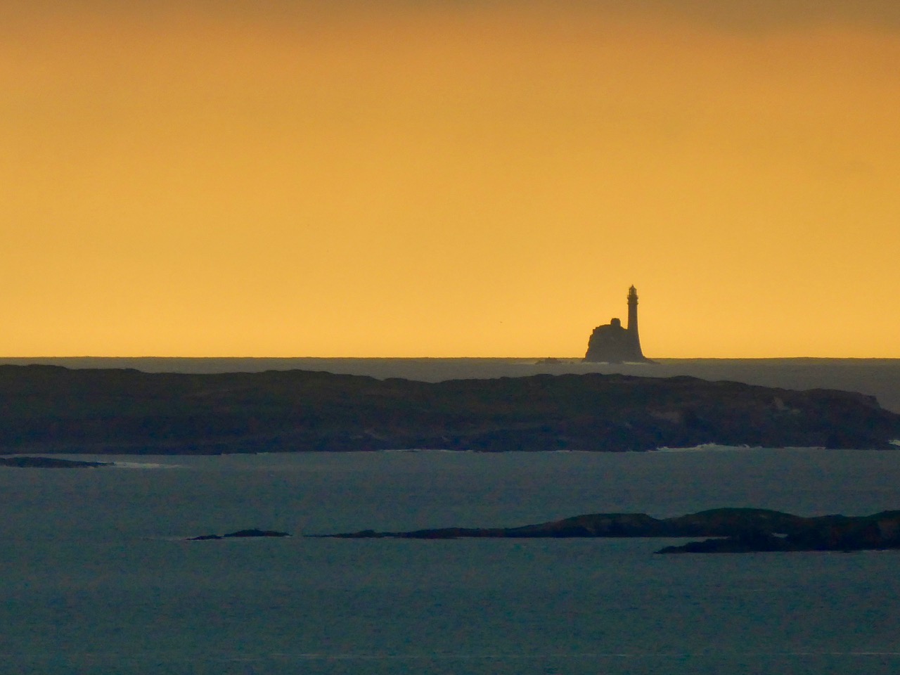 Fastnet in the sunset