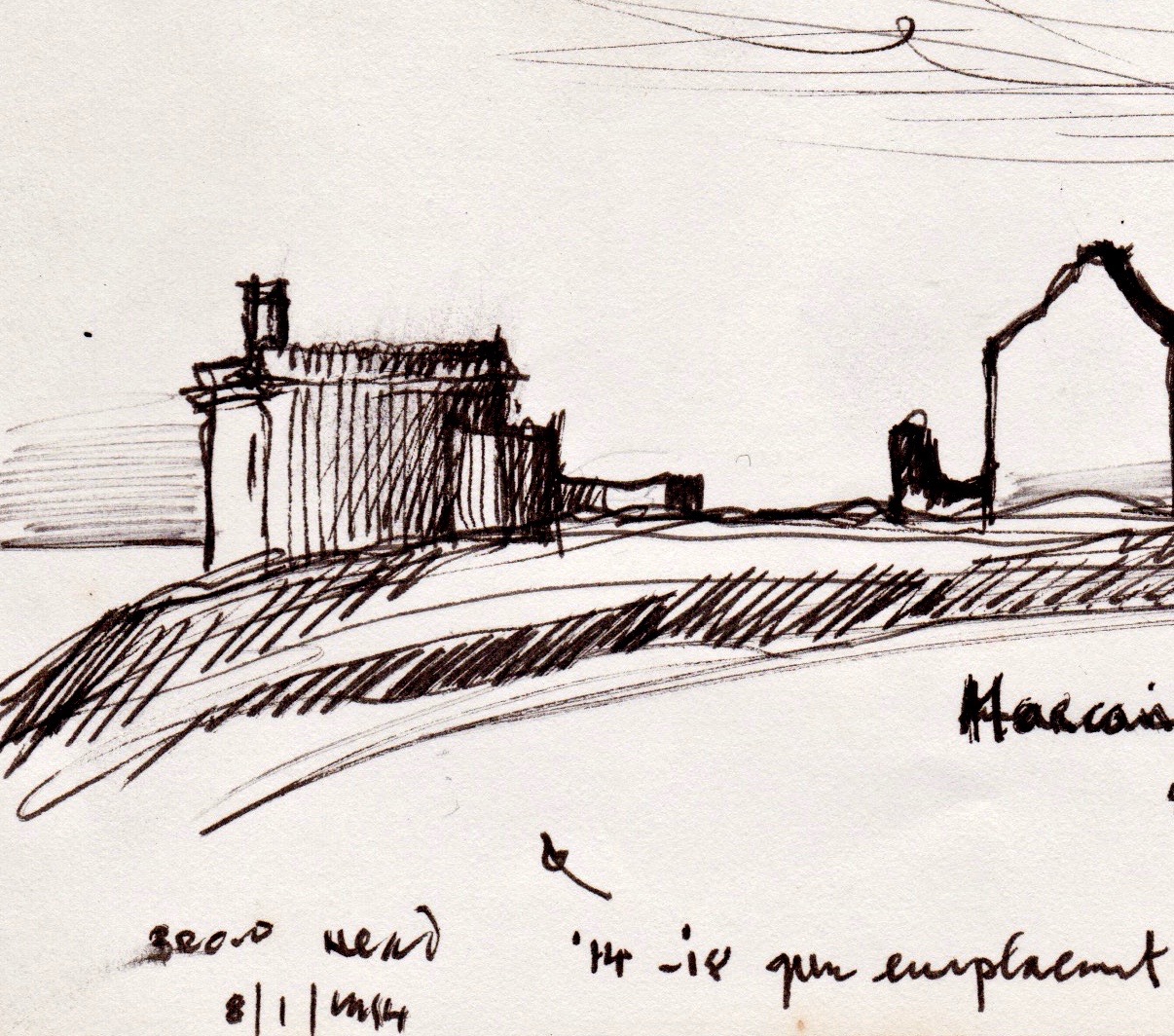 Brow Head Detail - gun emplacement