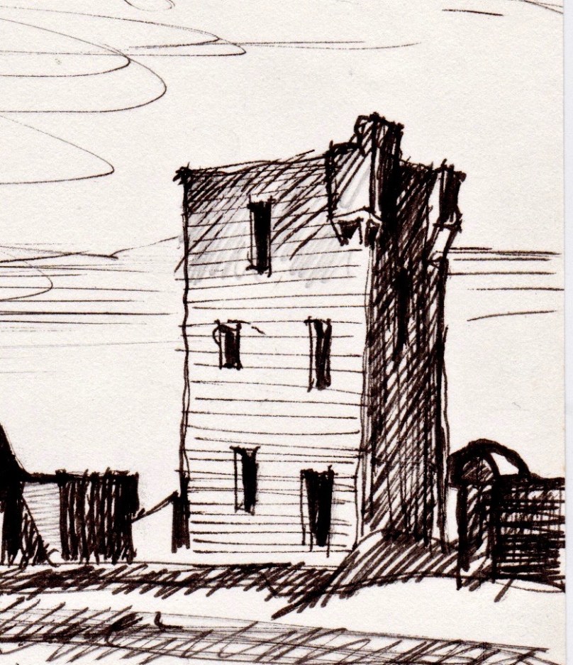 Brow Head Detail - signal tower