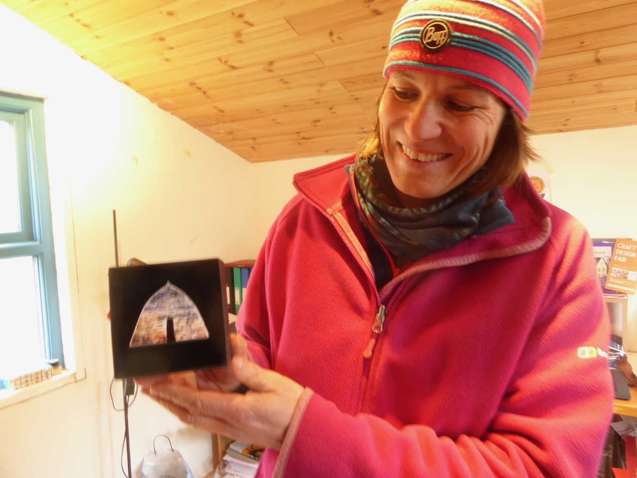 Anke with boxed Gallarus