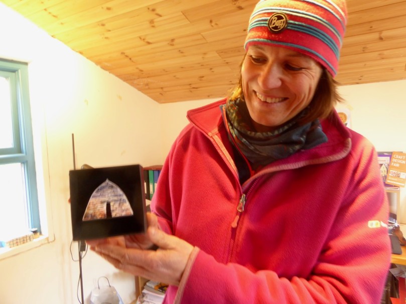 Anke with boxed Gallarus