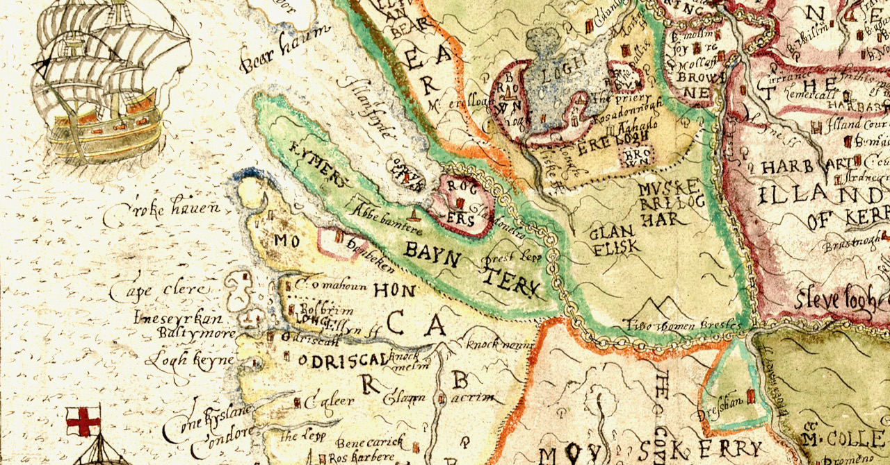 The 1589 Map of Munster | Roaringwater Journal